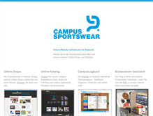 Tablet Screenshot of campussportswear.de